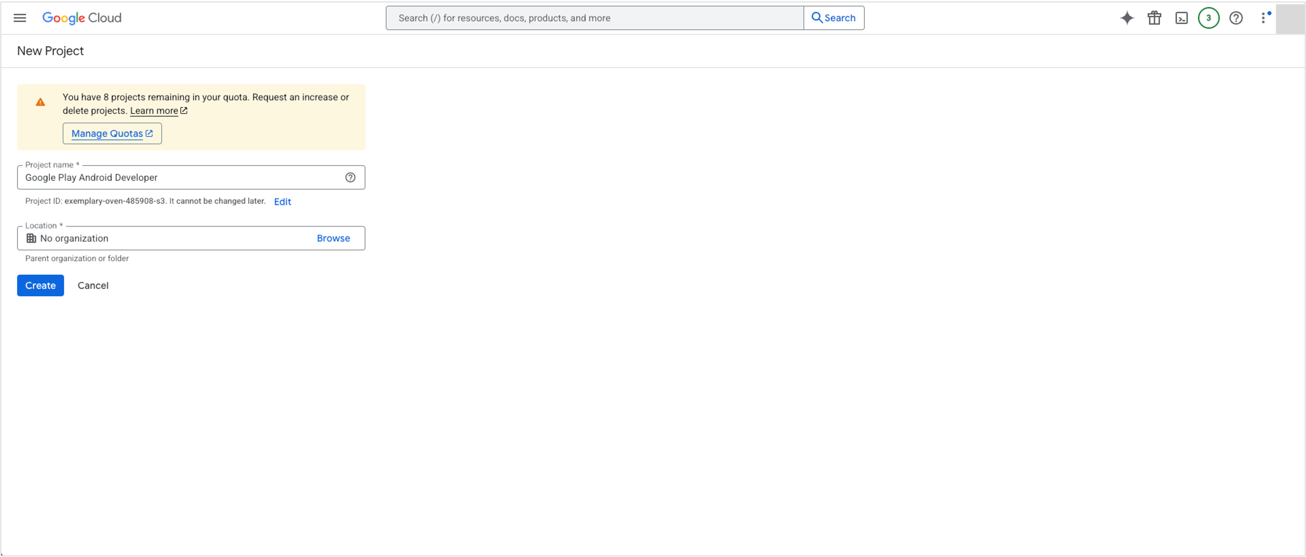 Link a Google Cloud Project