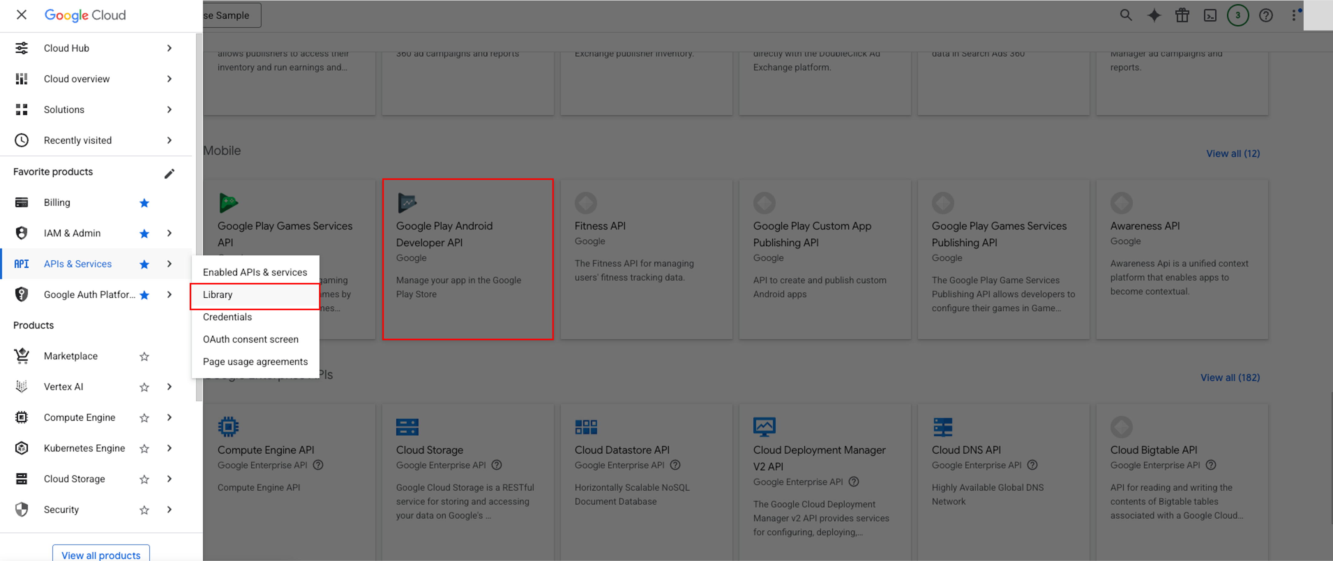 Link a Google Cloud Project