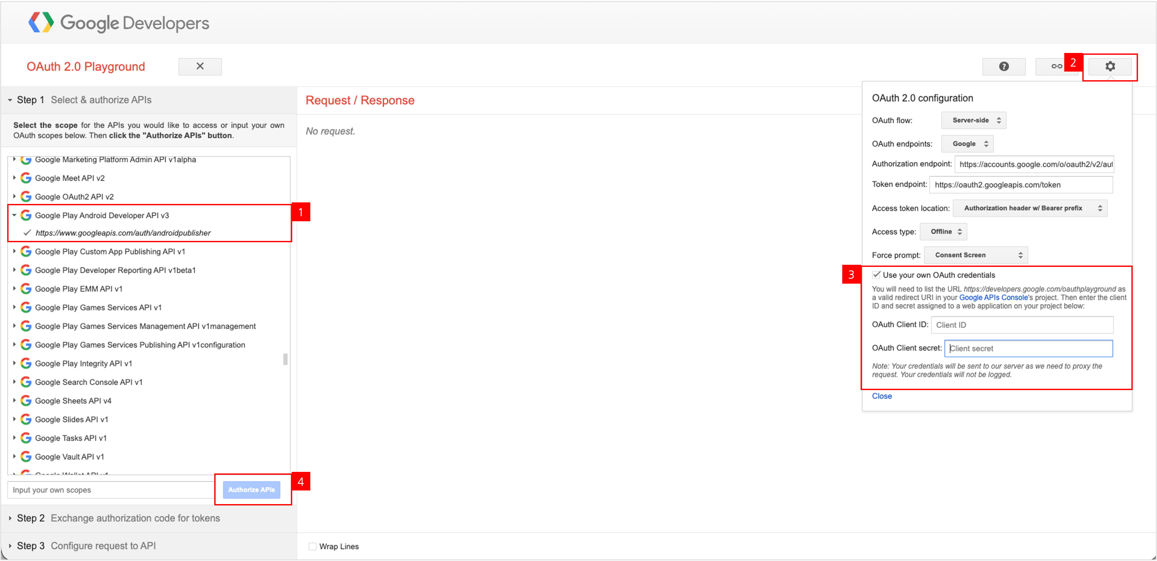 Link a Google Cloud Project