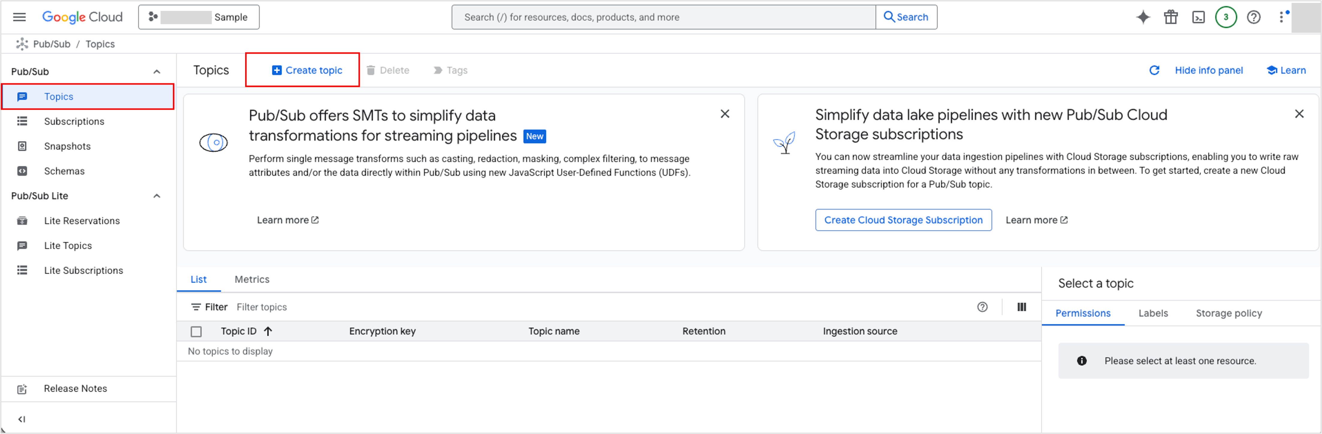 Link a Google Cloud Project